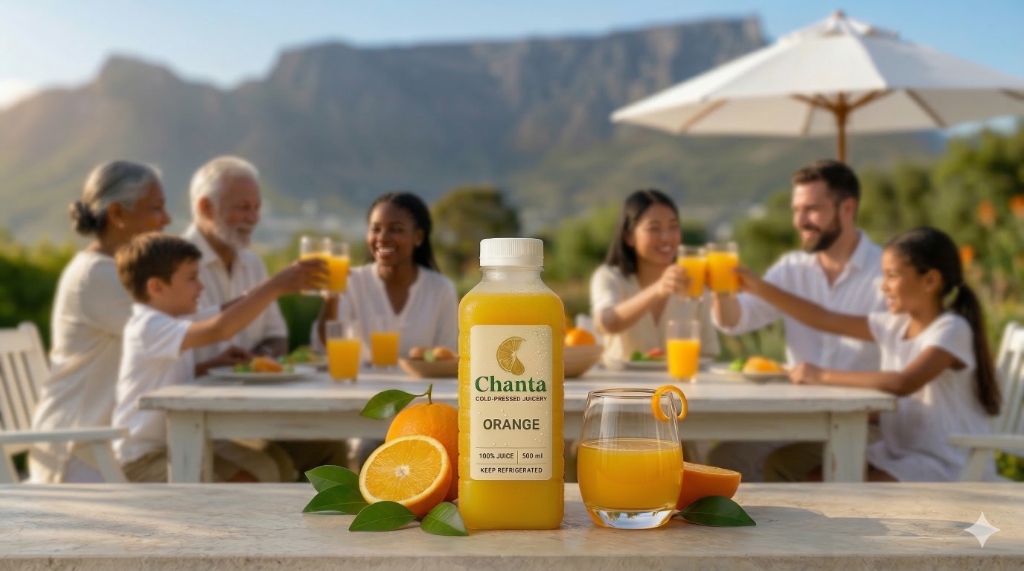 Chanta Cold-Pressed Organic Orange Juice